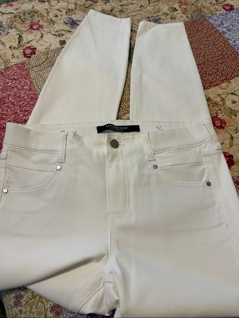 Liverpool White Skinny Jeans